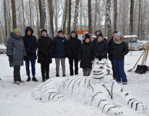 конкурс снежных фигур «Зимняя фантазия» Каменка 2020