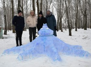 конкурс снежных фигур «Зимняя фантазия» Каменка